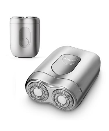 Electric Razor for Men - Cordless Rechargeable Portable Travel Shaver IPX 7 Waterproof Fully Washable Fast Charging Dry and Wet Shaving Zinc Alloy Mirror Finish Supercar Design