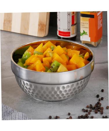 Zerodeko 2pcs Bowl Serving Kids Cutlery Baking Sauce Container Dessert Dish Stainless Steel Child Tableware 12X12X6CMx2pcs Silverx2pcs - Buy Online on GoSupps.com
