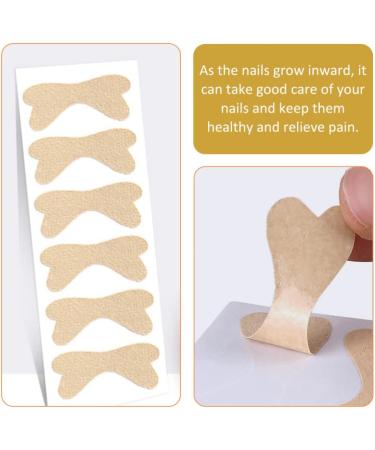Healifty 10 Sheets Curved Toenail Patches - Toe Nail Corrector Tape Stickers for Ingrown Toe Nail - Manicure Tools Set - Buy Online on GoSupps.com