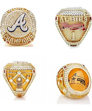 2021 Baseball Championship Ring for Atlanta Fans - Replica World Series Memorabilia for Men, Women, and Boys - Buy Online on GoSupps.com