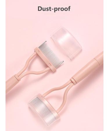 Buy Stainless Steel Eyelash Comb + 50 Disposable Eyelash Brushes - Ezppuu111 (Pink) | International Shipping - Buy Online on GoSupps.com
