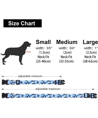 Buy Mercano Adjustable Dog Collar - Soft Nylon Comfort & Stylish Camo Design for Small to Medium Dogs & Cats (L Camo Blue) - Buy Online on GoSupps.com