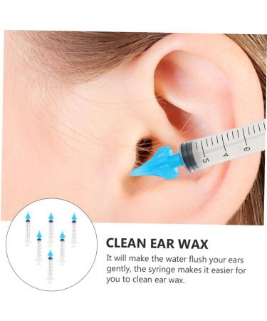 HOLIDYOYO 6Pcs Ear Wax Removal Kit with Flared Head for Safe Ear Cleaning at Home and Salon Smooth Push Design Gentle Water Tool for Adults - Buy Online on GoSupps.com