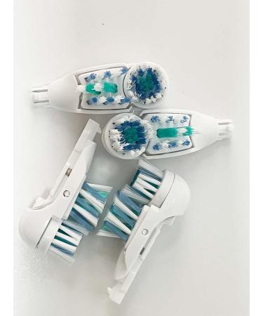 Sensitive Replacement Toothbrush Heads for Oral-B 4732 3733 4733 - 4 Pack with Crisscross Bristles and Dual Clean Refill - Buy Online on GoSupps.com