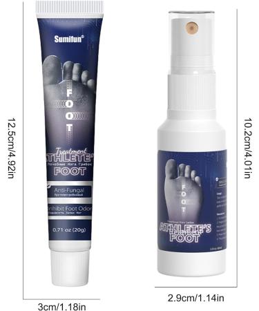 Feet Spray Foot Odor Cream | Natural Ingredients Athletes Foot Liquid Set Foot Care Products Non-Irritating Natural Ingredients For Women And Men Houssem - Buy Online on GoSupps.com