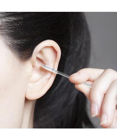 Ear Swabs Double-Headed Design 24 Pieces Silicone Ear Wax Remover Reusable Hygiene Stick Non-Irritating Material for Adults Kids Pets Home Daily Bedroom Offices Travel Shower Swimming - Buy Online on GoSupps.com