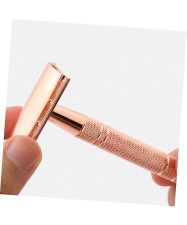 Soesfoufu Double Manual Razor for Men & Women - Metal Razor with Zinc Alloy Blade | Perfect for Personal Grooming - Buy Online on GoSupps.com