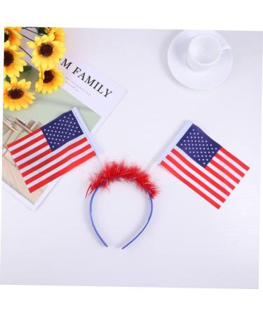 FRCOLOR United States Flag America Flag Ladies Headbands American Flag Women Headband Hairband Flag Hair Hoop Flag Headband Miss Girl Headgear medium As Shown - Buy Online on GoSupps.com