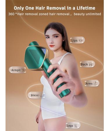 Laser Hair Removal Device for Men & Women - 19.8J IPL Permanent Hair Removal | Fast Flash Technology for Home Use - Buy Online on GoSupps.com