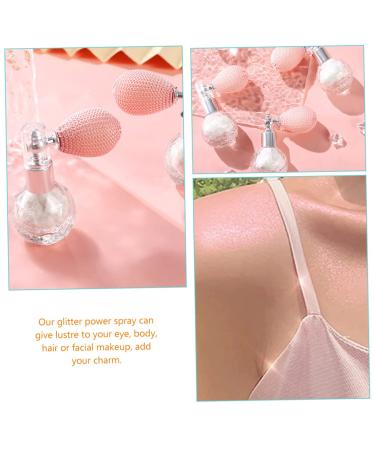 FRCOLOR Glitter Makeup Spray - 2pcs High Gloss Shine for Eyeshadow Face Hair & Body - Pink Shimmering Spray for Nails & Balloons - International Shipping - Buy Online on GoSupps.com