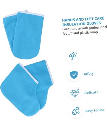 Ensemble De Th rapie La Paraffine Mains Couvre-pieds En Cire Bleu Fonc Taille Unique Maintien Thermique Pour Soin Spa Et Bain De Paraffine - Buy Online on GoSupps.com