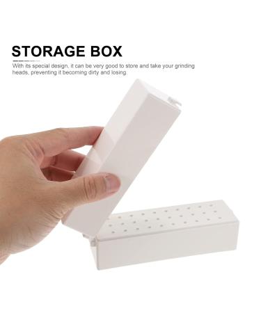 Beaupretty 30 Grinding Head Storage Box - Nail Drill Holder & Acrylic Stand for Manicure Tools - Essential Plastic Organizer - Buy Online on GoSupps.com