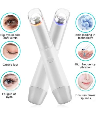 Eye Face Massage Tool Wand Pen - Portable Electric Eye Lift & Heated Vibration Massager for Skin Care - Buy Online on GoSupps.com