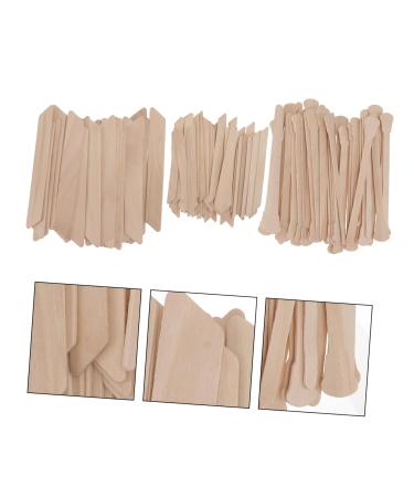 FOMIYES 300 PCS Wooden Wax Strips & Applicator - Effective Hair Removal Tool for Face & Skin - Buy Online on GoSupps.com