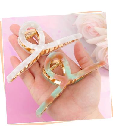 Sublaga 2 Pcs Large Metal Hair Claw Clips - Strong Hold Shark Hair Clip Set for Women and Girls - Buy Online on GoSupps.com