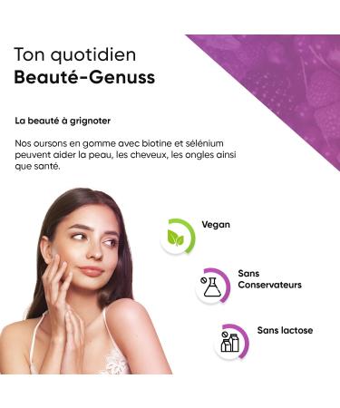 Biotine 150 oursons g lifi s 5 000 g Approvisionnement pour 5 mois Vitamines A B5 B6 B9 B12 C D3 E zinc Saveur multifruits 100% v g talien Haute biodisponibilit  - Buy Online on GoSupps.com