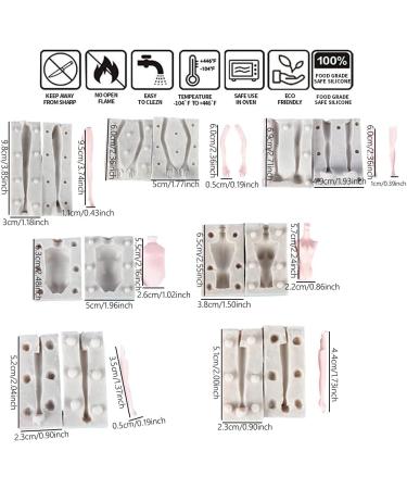 7-Piece Fondant Doll Body Mold Set - Silicone Cake Molds for DIY Clay, Resin, and Baking Tools - Buy Online on GoSupps.com