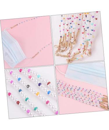 Healeved 2pcs Mask Glasses Hanging Chain - Shot Glasses Neck Strap for Kids | Durable Plastic Face Mask Holder - Buy Online on GoSupps.com