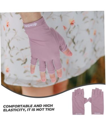 FRCOLOR 2 Pairs of UV Gloves Girls Gloves Nail Shape Gel Nail Art Gel Summer Sun Protection Gloves Summer Drivers Gloves UV Protection Gloves Women's Fabric Cool Gloves Mittens - Buy Online on GoSupps.com