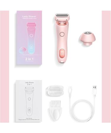 Skineo Shaver Pro Beauty Bloom Skineo Shaver Pro Dusk Razor For Women Bikini Legs Underarm Public Hairs Rechargeable Trimmer With Detachable Head Cordless Wet Dry Use (2pcs) - Buy Online on GoSupps.com