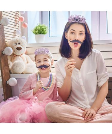 AOPRIE Purple Silver Birthday Crown for Women | Rhinestone Crystal Tiara for Girls - Buy Online on GoSupps.com