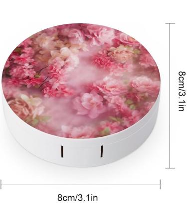 Floral Contact Lens Case - Portable Travel Storage Box for Contact Lenses - Buy Online on GoSupps.com