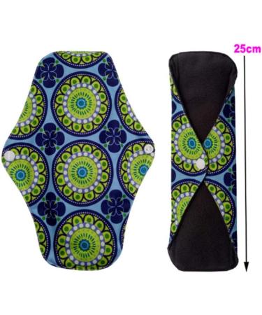 Exceart 8-Pack Reusable Menstrual Pads for Women | Eco-Friendly Bamboo Carbon Sanitary Napkins - Buy Online on GoSupps.com