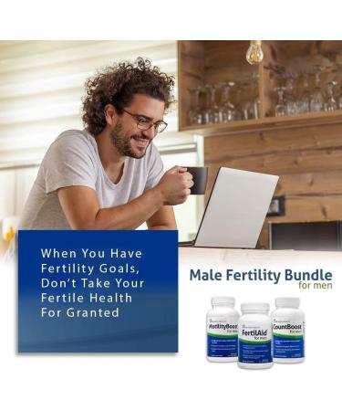 Fairhaven Health Vitamin MotilityBoost Fertility Supplements for Men - Pack Of 3 - Buy Online on GoSupps.com
