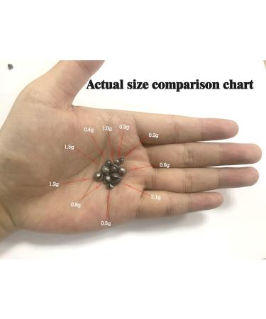 FREE FISHER 500Pcs Removable Split-Shot Lead Sinking Fishing Sinkers 0.4g - Buy Online on GoSupps.com