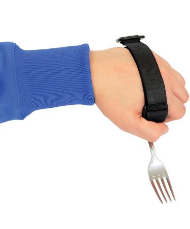 Multifunctional auxiliary belt for seniors and disabled adjustable dishes help gripping gripping aid for people with a low handle a grip for pens toothbrushes spoon