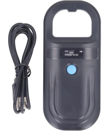 Portable Pet ID Microchip Reader | 134.2kHz Black Rechargeable Animal Chip Scanner | Pet Tag Scanner for Global Shipping - Buy Online on GoSupps.com