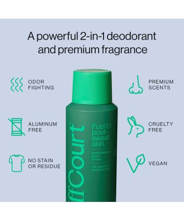 OffCourt - Natural Deodorant Body Spray for Men and Women - Aluminum Free - Whole Body Deodorant for Women and Men - Clean Fig Leaves and White Musk Scent 3.4 Ounce (Pack of 3) Fig Leaves + White Musk 3.4 Ounce (Pack of 3) - Buy Online on GoSupps.com