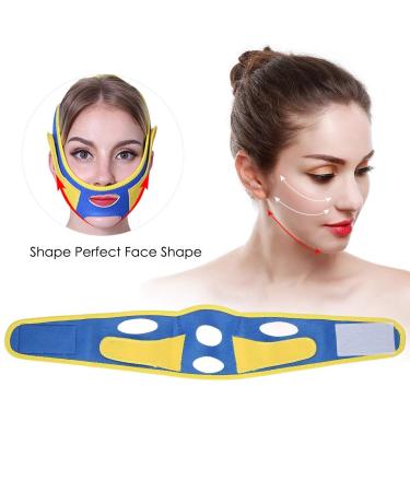 Face Slimming Mask - Anti-Fold V Face Cheek Chin Lift Band for Natural Facelift & Double Chin Reduction - Buy Online on GoSupps.com