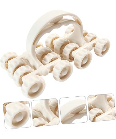 Ultechnovo Lunar Rover Massage Device Kit - 2 Pieces Hand Massager for Maderoterapia White ABS Premium Quality - Buy Online on GoSupps.com