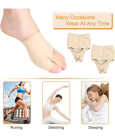 Gel Bunion Sleeve for Men & Women | Bunion Corrector & Relief with Gel Pad for Big Toe Straightener | Day & Night Use for Hallux Valgus, Hammer Toe, Tailors Bunion - Buy Online on GoSupps.com