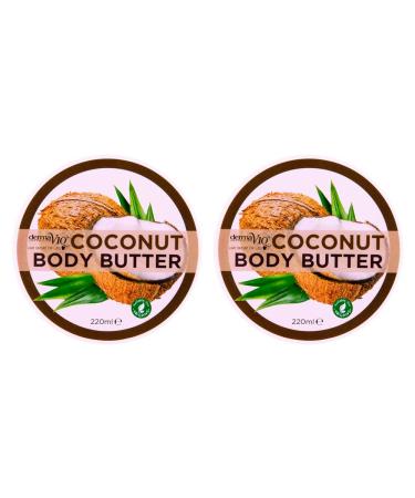 Derma V10 Body Butter 220ml - Pack de 2 (Coconut)
