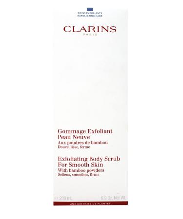 Clarins 200ml Exfoliating Body Scrub for Smooth Skin (with bamboo powders softens smoothes and firms)