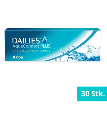 Dailies AquaComfort Plus Daily Lenses - 30pcs BC 8.7mm DIA 14.0mm -14.00 Diopters - Soft Contact Lenses for Comfortable Vision - Buy Online on GoSupps.com