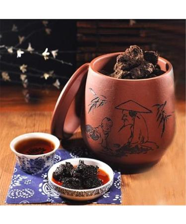 HELLOYOUNG 200g de th Pu'erh chinois Yunnan naturel aromatis de petite taille fabriqu partir de feuilles d'arbres anciens sans additifs alimentaires verts moelleux et cors  - Buy Online on GoSupps.com