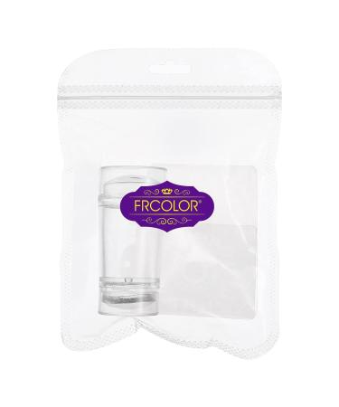FRCOLOR Clear Jelly Nail Art Stamp & Scraper - Double-ended Silicone Manicure Tools for Stunning Stamped Nail Art - International Shipping Available - Buy Online on GoSupps.com