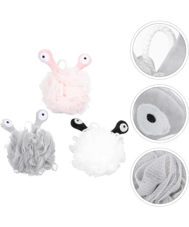 3pcs Cute Loofah Cartoon Bath Balls - Exfoliating Bath Sponge & Shower Back Scrubber for Ultimate Clean | Ideal Bathroom Supplies - Buy Online on GoSupps.com