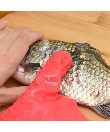 ESASAM Cleaning Gloves Peeled Potato Cleaning Glove Kitchen Vegetables Rub Fruit Skin Scraping Fish Scales Non-slip Household Glove Kitchen Accessories - Buy Online on GoSupps.com