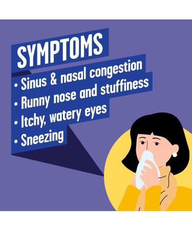 Reactine Rapid Dissolve Extra Strength Tablets - For Itchy Eyes Hives Runny Nose - 24 Hour Allergy Relief - 24 Count 24 Count (Pack of 1) - Buy Online on GoSupps.com