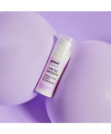  Goovi GOOVI I Am So Smooth Hyaluronic Acid Facial Moisturizing Cream with triple hyaluronic acid and ceramides firms and tightens skin 50 ml - Buy Online on GoSupps.com