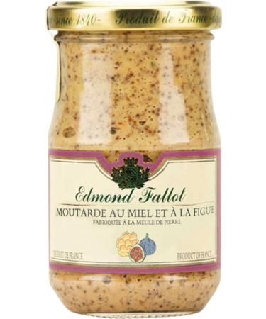 Edmond Fallot - Mustard with figs and honey (Moutarde au Miel et la figue) in a jar 105 g