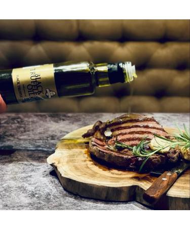 Black Truffle Oil 250 ml / 8.8 Oz Concentrated Intense Black Truffle with Greek Extra Virgin Olive Oil Gourmet Truffle Seasoning by InterGourmandise - Buy Online on GoSupps.com
