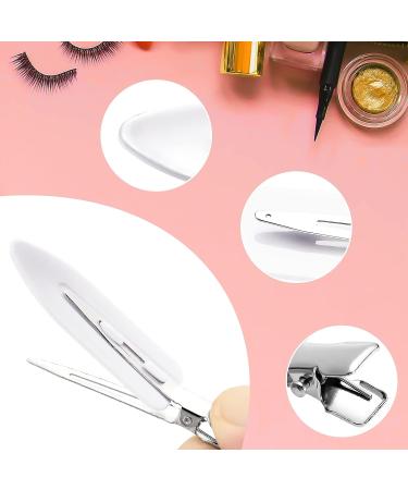 KANPRINCESS 21PCS No Crease Hair Clips for Women - Creaseless Clips for Makeup & Hair Styling in White - Includes Storage Box - Buy Online on GoSupps.com