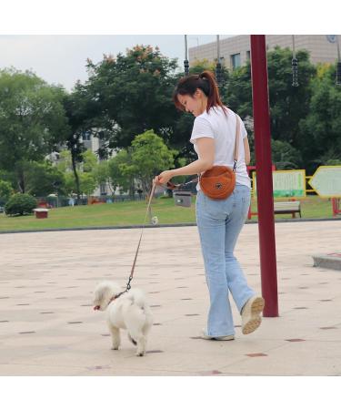 COOWONE Dog Treat Bag | Soft Cord Training Bag with Feces Dispenser - Perfect for Walks & Training | International Shipping - Buy Online on GoSupps.com