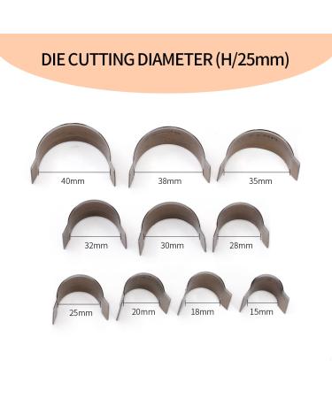 WUTA Hollow Punch Cutter Tool - Leather Craft Kit for DIY Handmade Projects - Buy Online on GoSupps.com