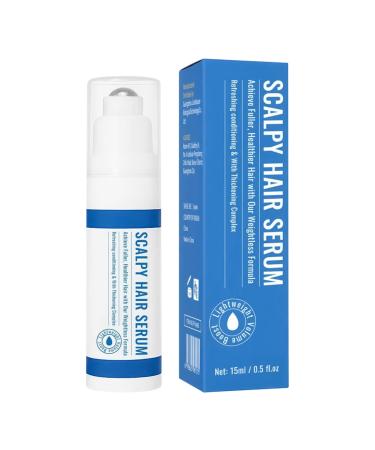 Yugugomo Anti-Frizz Hair Oil - 15ml Natural Liquid Roll-On - Scalp and Hair Growth Oil to Restore Thickness and Volume for Men and Women